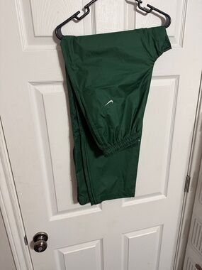 Nike Forest Green Track Pants with White Swoosh